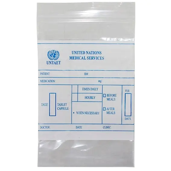 Livingstone Resealable Plastic Zip Lock Bag Clear with UN Logo 80 x 120 mm 1000 Pack - Commercial