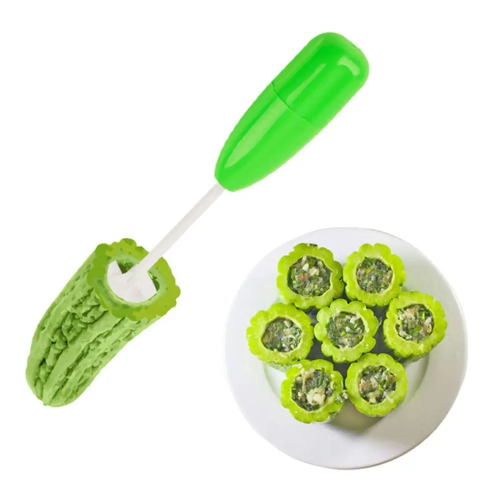 Kitchen Gadget Veggie Drill Digging Corer Cooking Tool Vegetable Spiral Cutter - Home & Garden