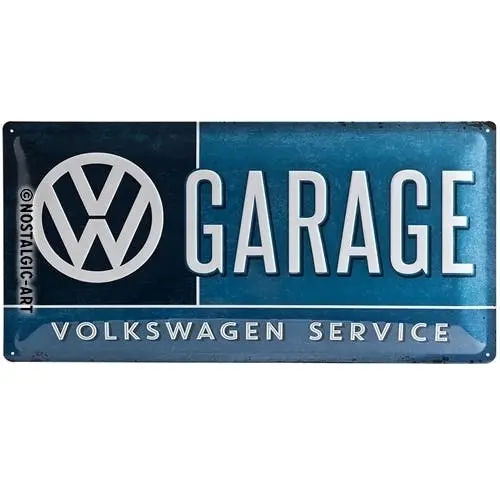 Nostalgic Art VW Garage 25x50cm Metal Long Sign Home/Office Hanging Wall Decor - Home & Garden