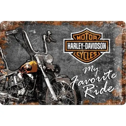 Nostalgic Art 20x30cm Medium Metal Wall Hanging Sign My Favorite Ride Home Decor - Home & Garden