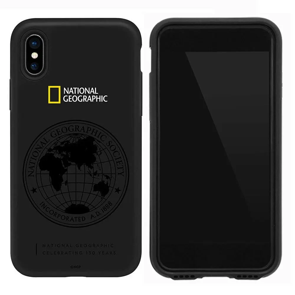 National Geographic Protective Case Cover Protection for Apple iPhone X/Xs Black - Electronics
