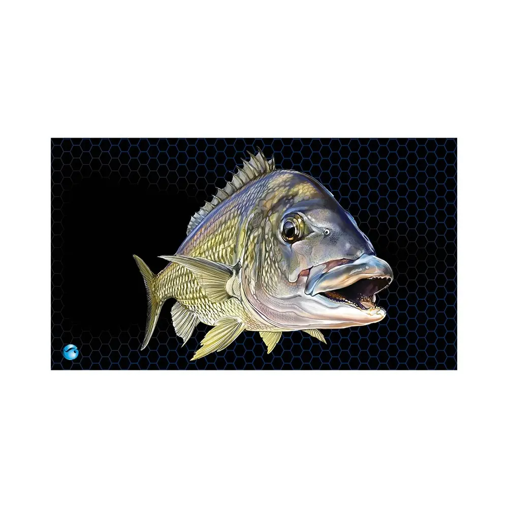 AFN Deluxe Helm Boat/Car Multipurpose Floor Mat Bream Print 20mm Thick 70x40cm - Home & Garden