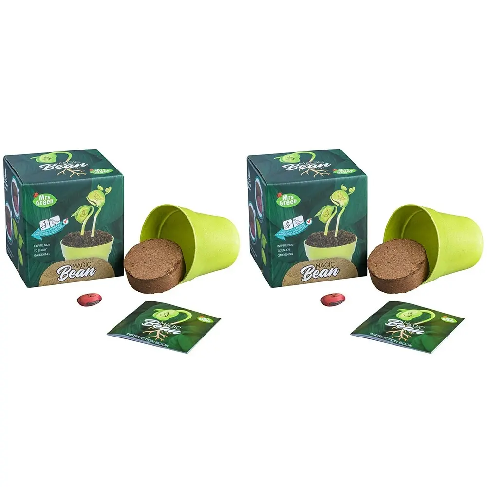 2x Mrs Green Magic Beans Growing Plant Kids/Child Science Educational Toy Assort - Toys & Games
