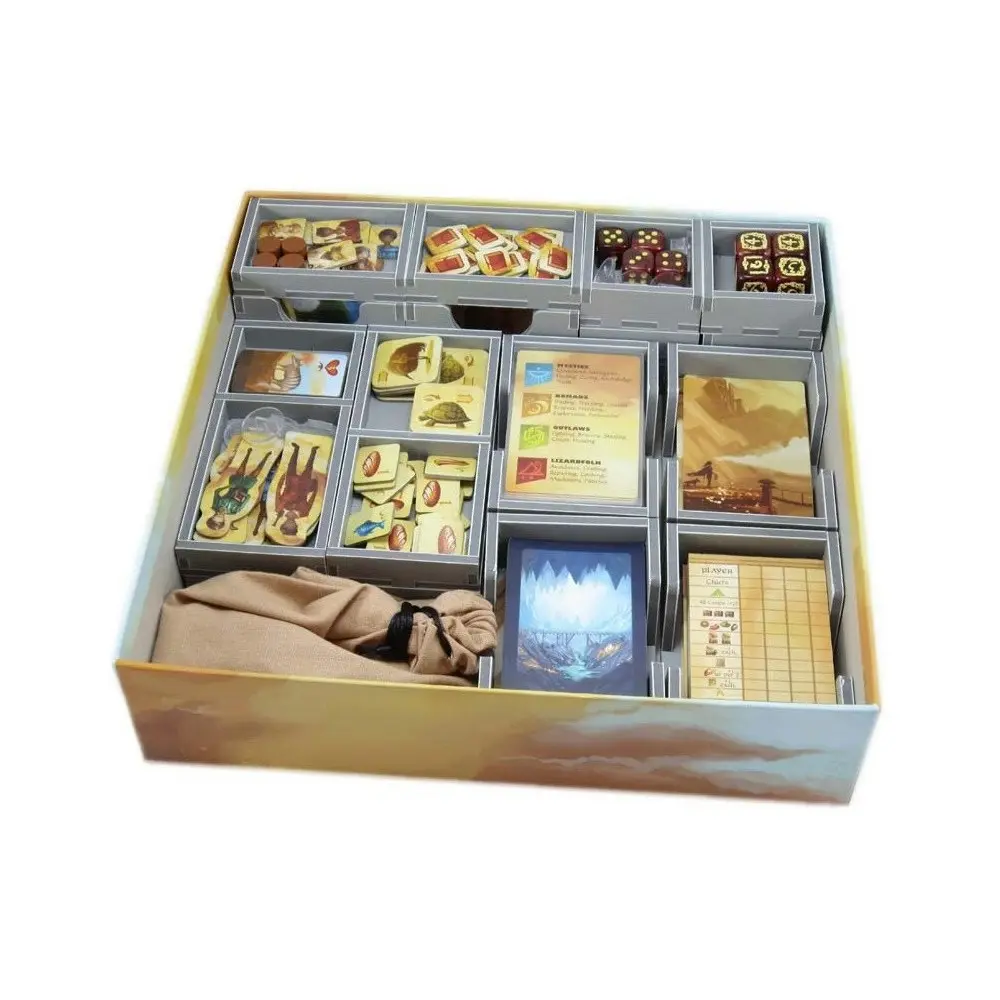 Folded Space Game Inserts Divider Tray Boardgame Organiser For Near And Far - Toys & Games