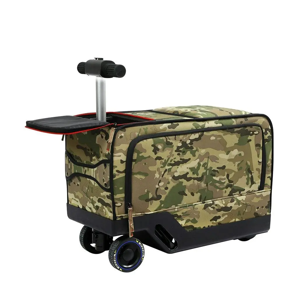 20'' Electric Luggage Riding Suitcase Scooter Carry On Trolley Traveling USB - Fashion
