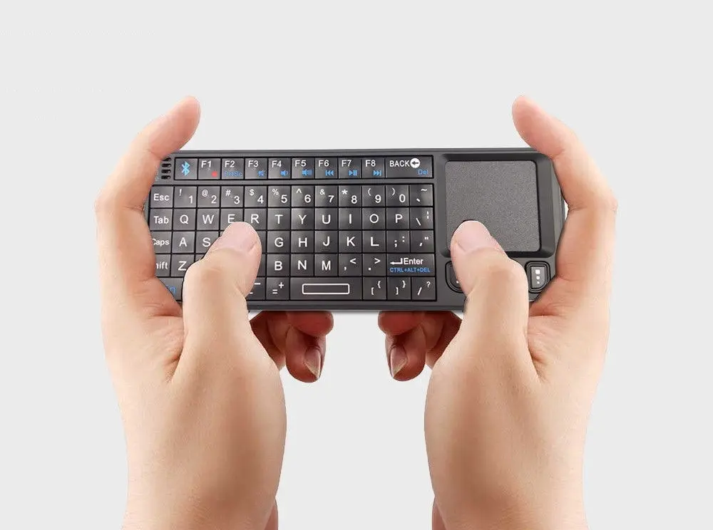 TODO Bluetooth Ultra Mini Wireless Keyboard Touchpad Presenter Rechargeable Mobile Pc - Electronics