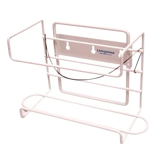 Livingstone Metal Holder for DETWIP200 and ADWIPRF80C Wall Mountable White - Commercial