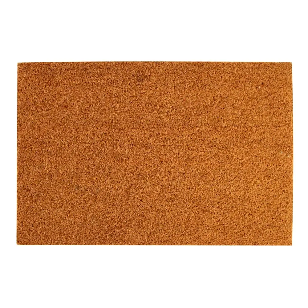 Maine & Crawford 60x40cm PVC Backed Coir Mat Floor Carpet Rug Decor Natural - Home & Garden