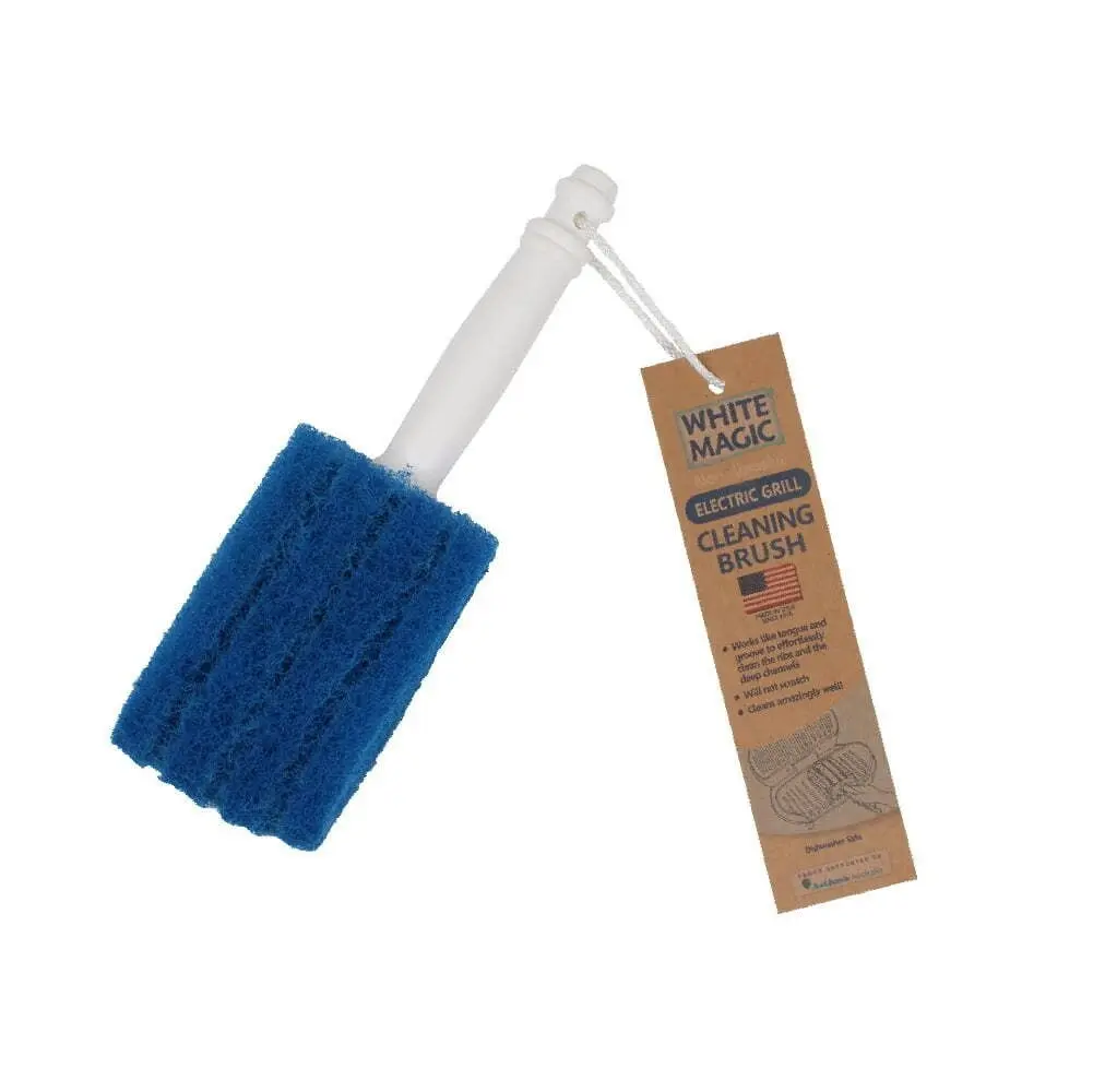White Magic 25cm Kitchen Electric Grill Cleaning Brush Grime/Residue Remover - Home & Garden