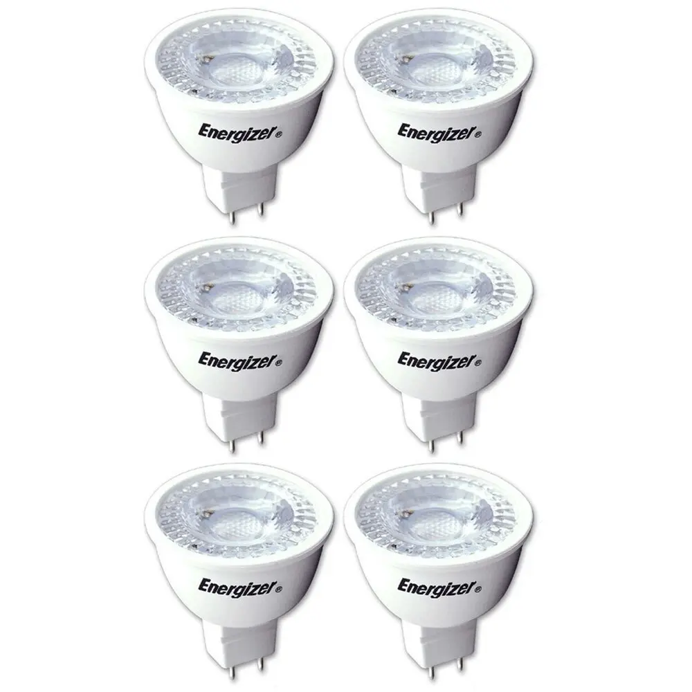 6PK Energizer LED GU5.3/MR16 5W/345LM Warm White Downlight Spot Lightbulb Bulb - Home & Garden