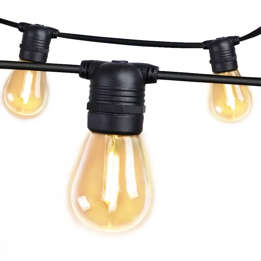 Elora Festoon String Lights 100m Led Outdoor Light Waterproof Christmas Wedding Party - Home & Garden