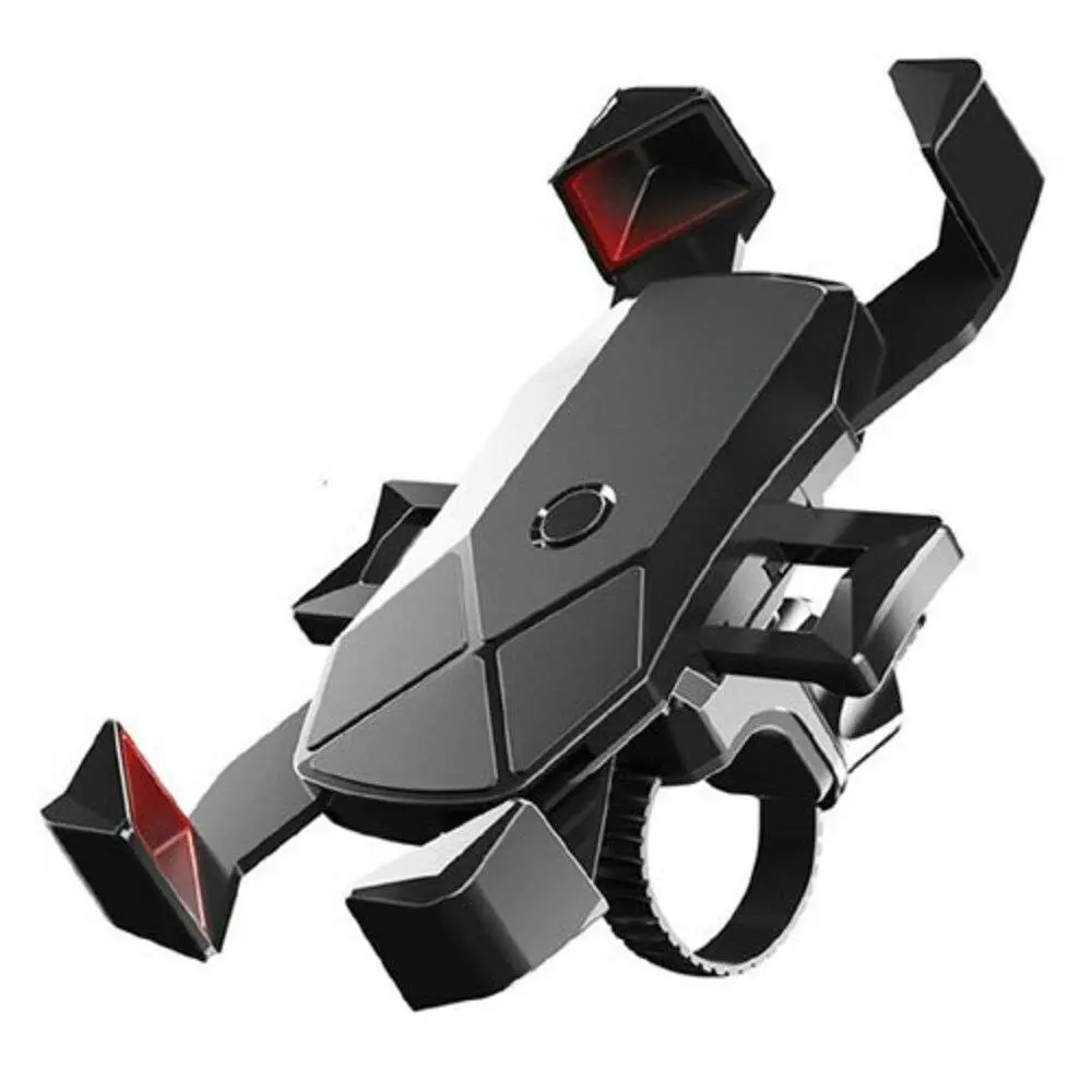 Sansai Bike Handlebar Plastic Mount/Holder Cradle Stand for Mobile Phone Black - Electronics