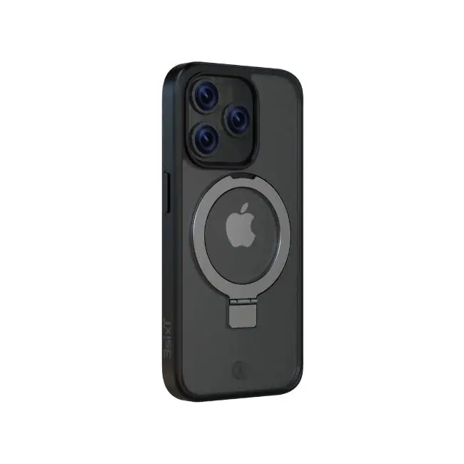 3sixT Neo Stand Phone Case Mobile Cover Protection For Apple iPhone 15 Pro Black - Electronics