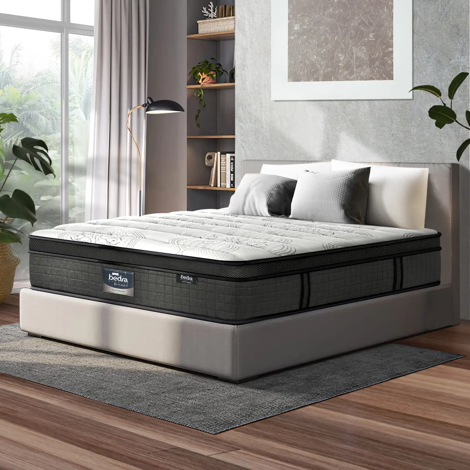 Bedra Queen Mattress 9 Zone Latex Foam Pocket Spring Medium Firm 34cm - Ultimate Mattress Sale - Save up to $600