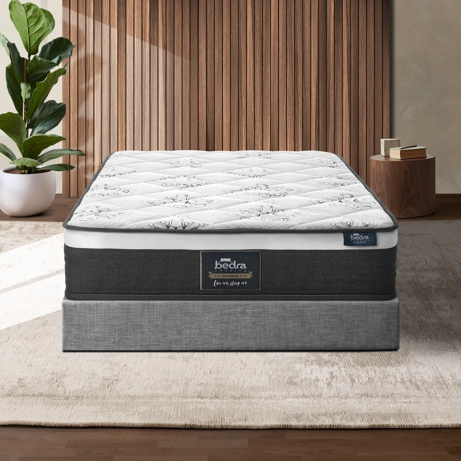 Bedra King Single Mattress Luxury Foam Bed Firm Pocket Spring 30cm - Ultimate Mattress Sale - Save up to $600