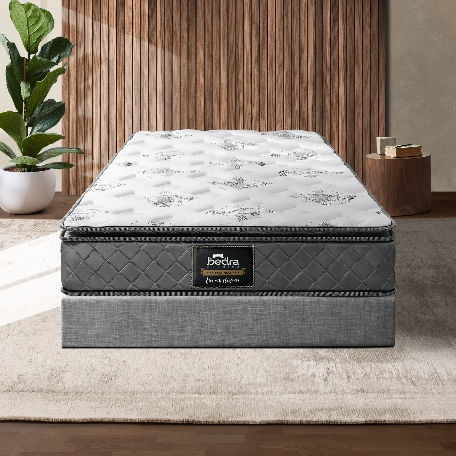 Bedra Single Mattress Breathable Luxury Bed Bonnell Spring Foam Medium 21cm - Ultimate Mattress Sale - Save up to $600