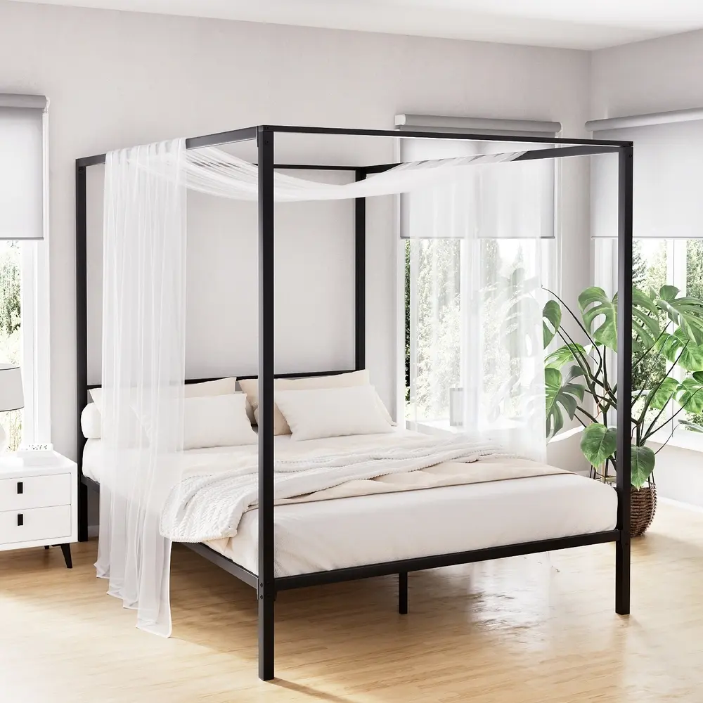 Artiss Bed Frame Double Size Metal Frame POCHY - Top Selling Beds