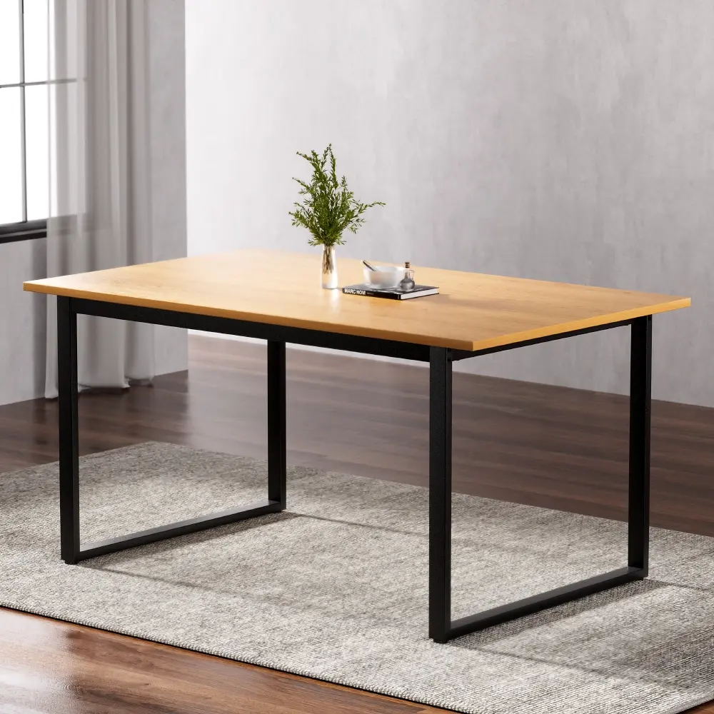 Artiss Dining Table 6 Seater Rectangular Wooden Table 150CM - Furniture