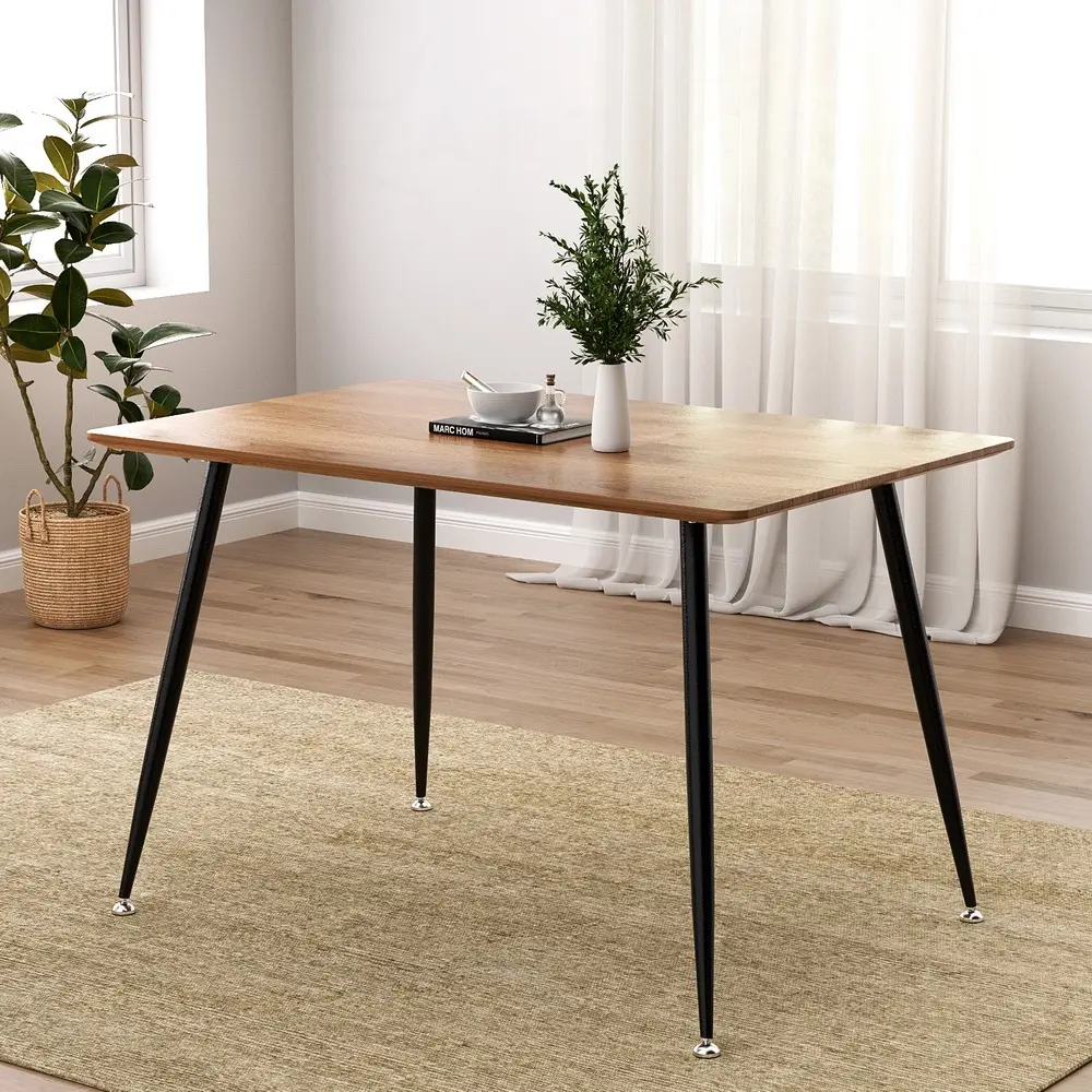 Artiss Dining Table 4 Seater Wooden Table Rectangular 120CM - Furniture