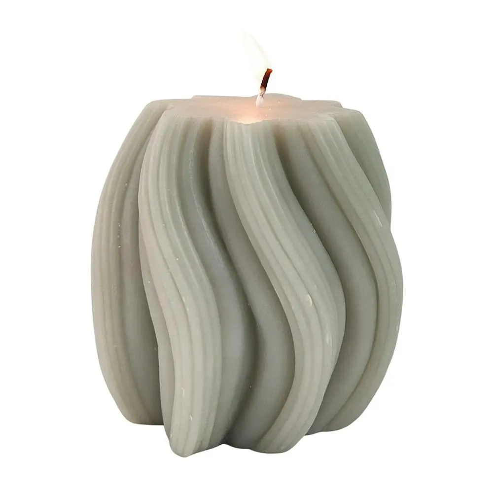 Urban Swirl 10cm Vanilla Scented Candle Home Fragrance Room Tabletop Decor Smoke - Home & Garden