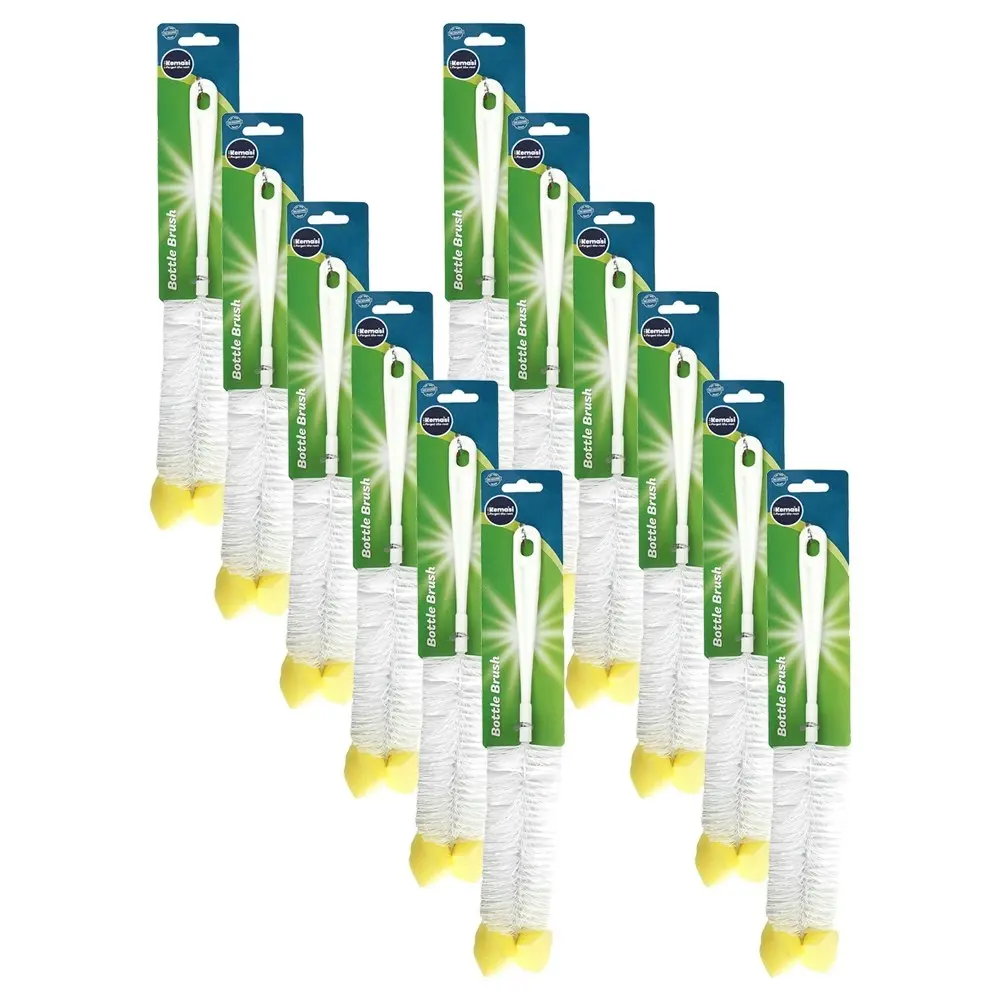 12x kemasi Multipurpose Durable Bottle Brush Kitchen Bathroom Kitchen Cleaning - Home & Garden