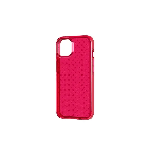 Tech21 EvoCheck Phone Case Mobile Cover For Apple iPhone 13 Pro Max Rubine Red - Electronics