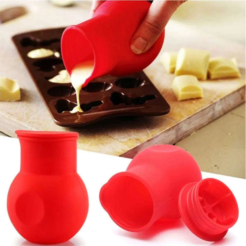 2 Pack Chocolate Melting Pot Silicone Chocolate Melter in Microwave - Home & Garden