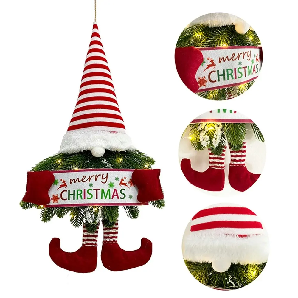 Christmas Wreath Hanging Pendant for Home Door Window Decoration - Home & Garden