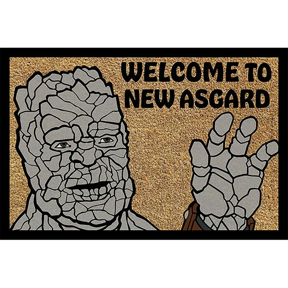 Marvel Thor Love And Thunder Korg New Asgard Themed Front Door Entrance Doormat - Home & Garden
