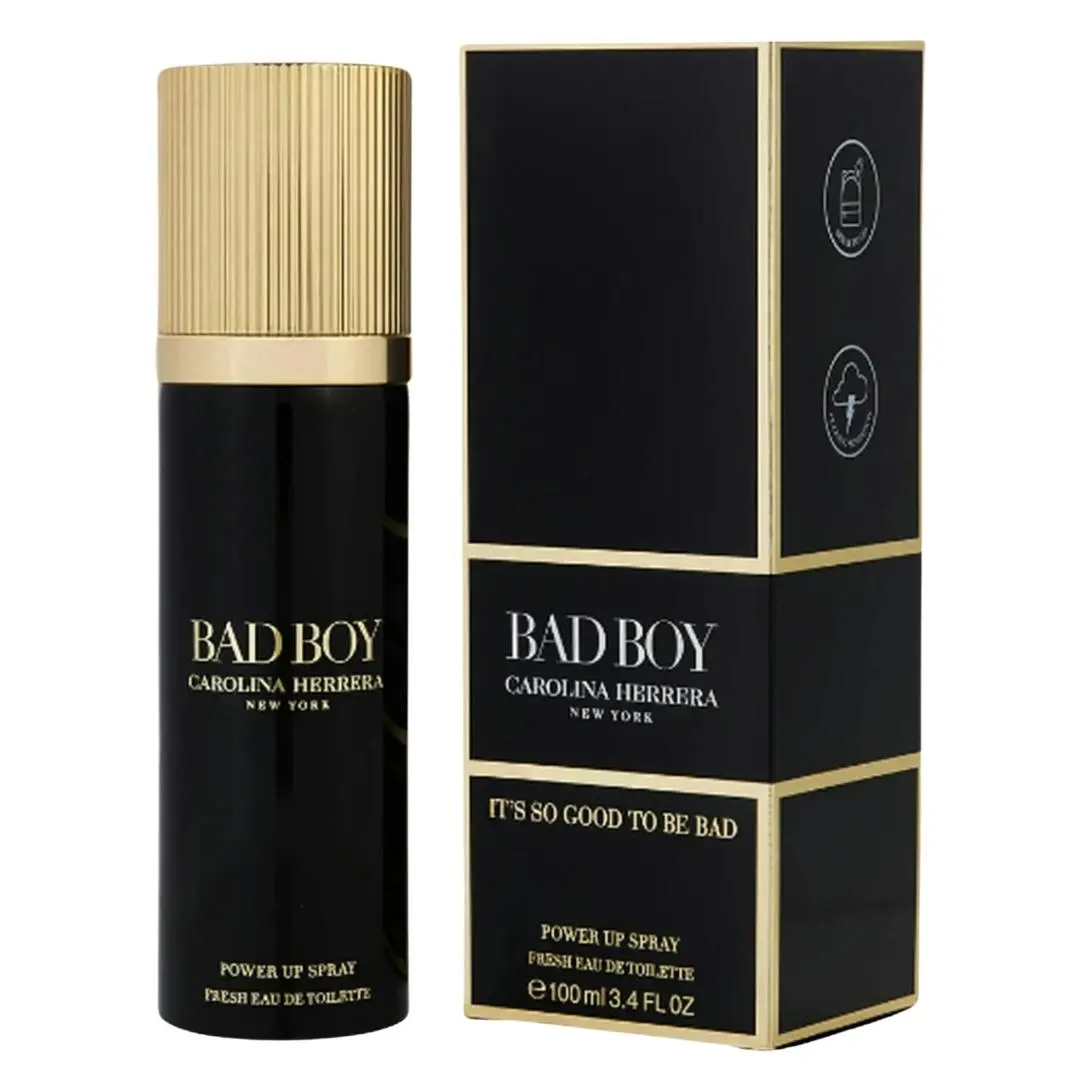 Bad Boy Power Up by Carolina Herrera EDT Spray 100ml - Beauty