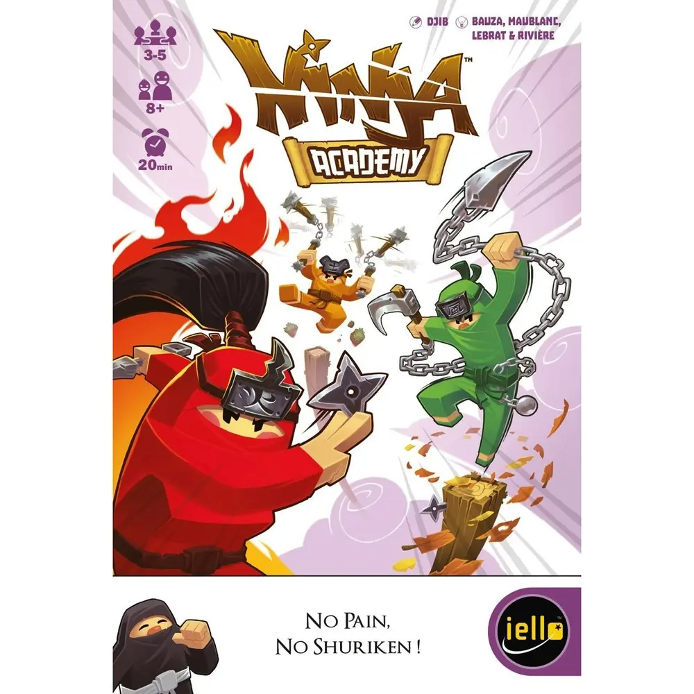 IELLO Ninja Academy Kids/Family Tabletop Interactive Board Strategy Fun Game 8y+ - Toys & Games