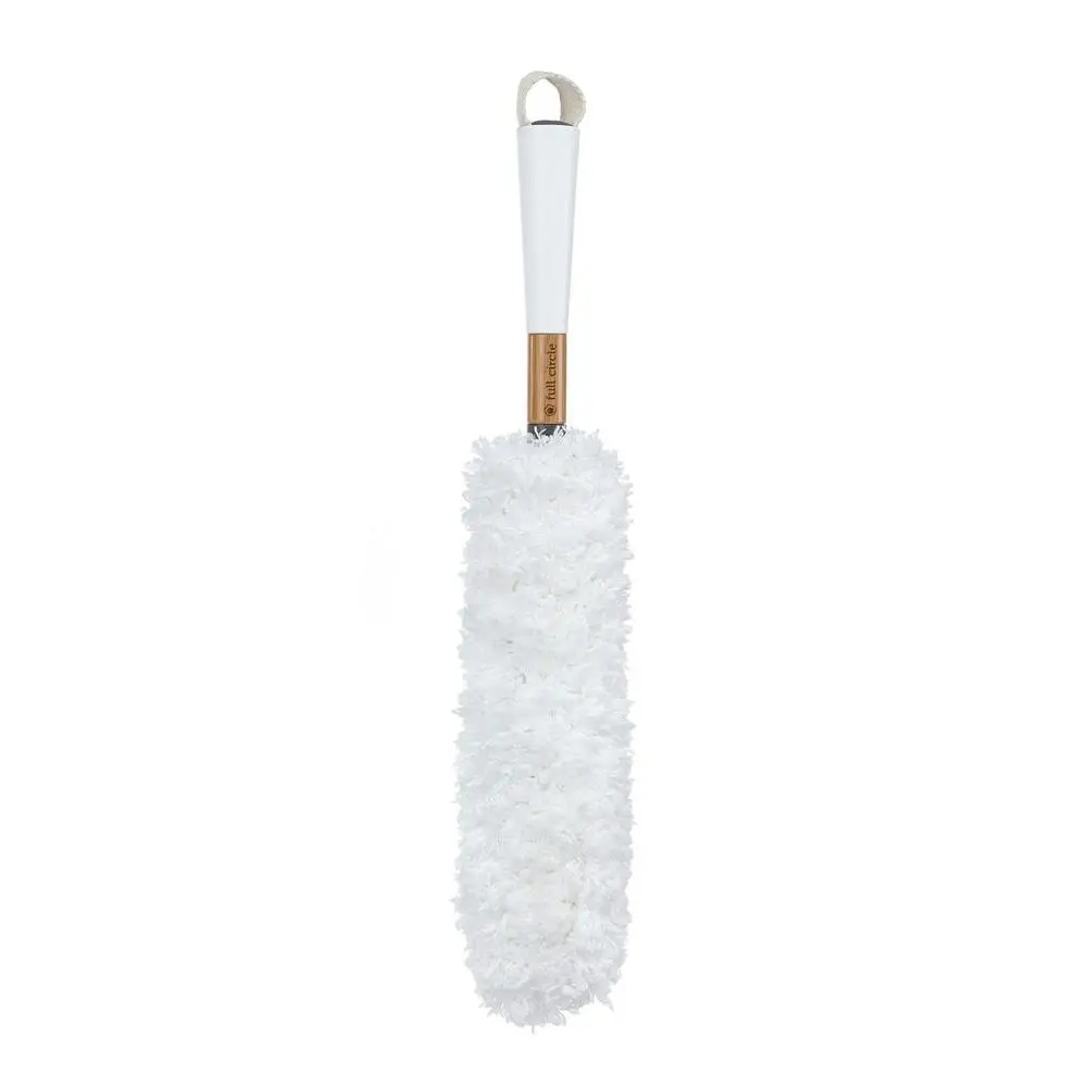 Full Circle Dust Whisperer Replaceable Microfibre Duster Home Cleaning White - Home & Garden
