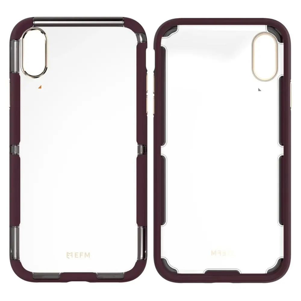 EFM Cayman D3O Case Mobile Armour Protection Cover for iPhone XS Max Mulberry/GD - Electronics