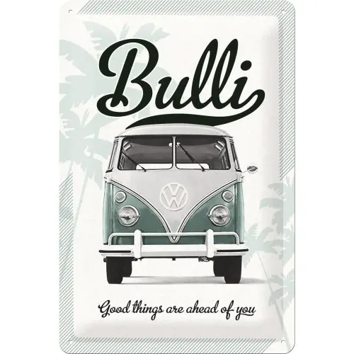 Nostalgic Art 20x30cm Metal Wall Hanging Sign Good Things Are Ahead of You Decor - Home & Garden