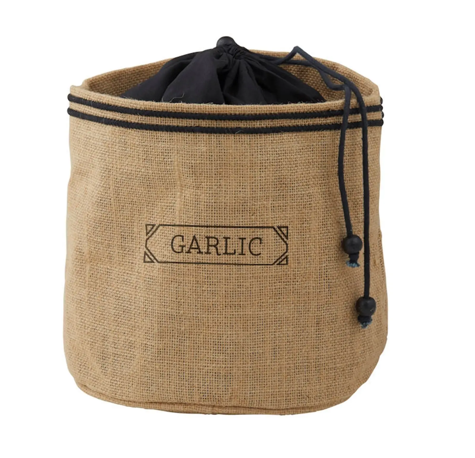 PANTRY HESSIAN PRESERVING BAG - GARLIC