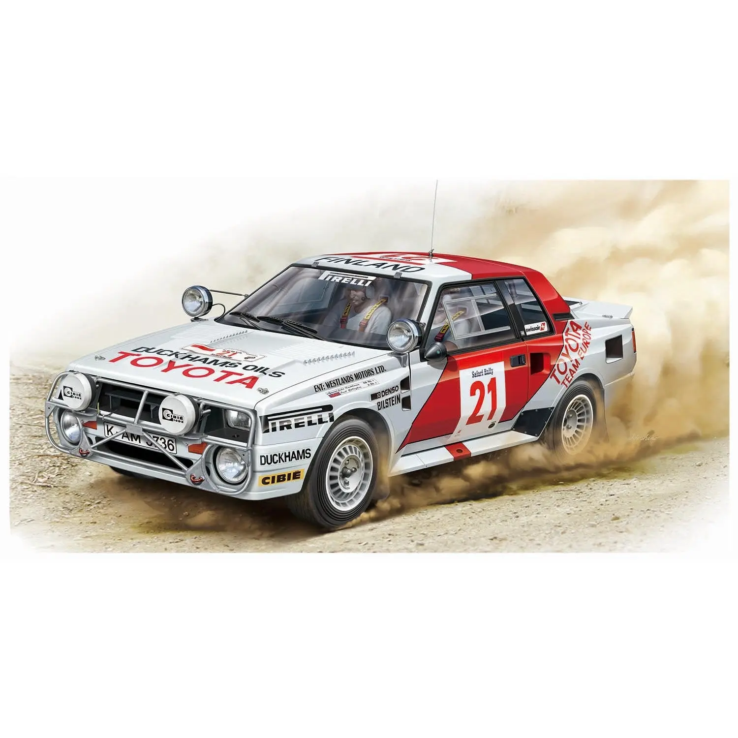 1/24 Toyota TA64 Celica '85 Safari Rally Winner - Hobbies