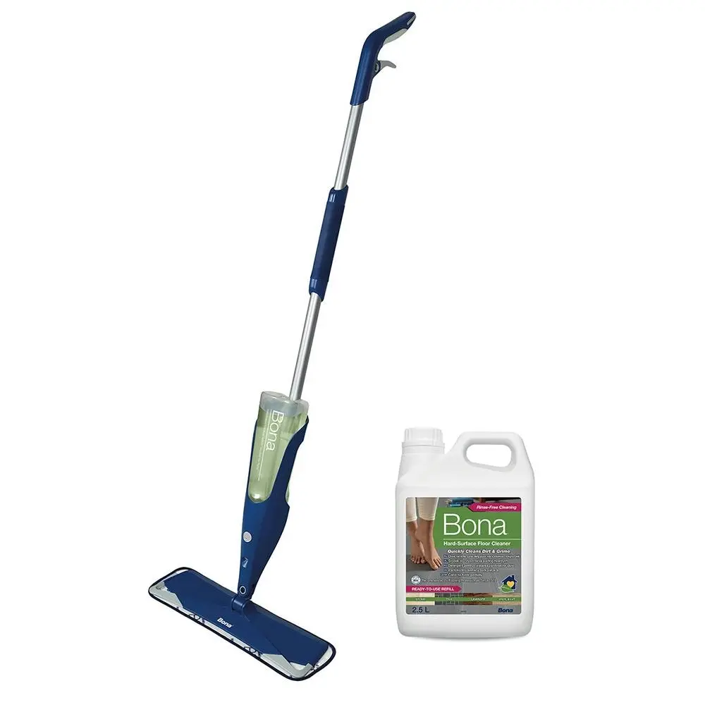 Bona Spray Mop Stone Tile & Laminate Floor Cleaner w 2.5L Refill/850ml Cartridge - Home & Garden