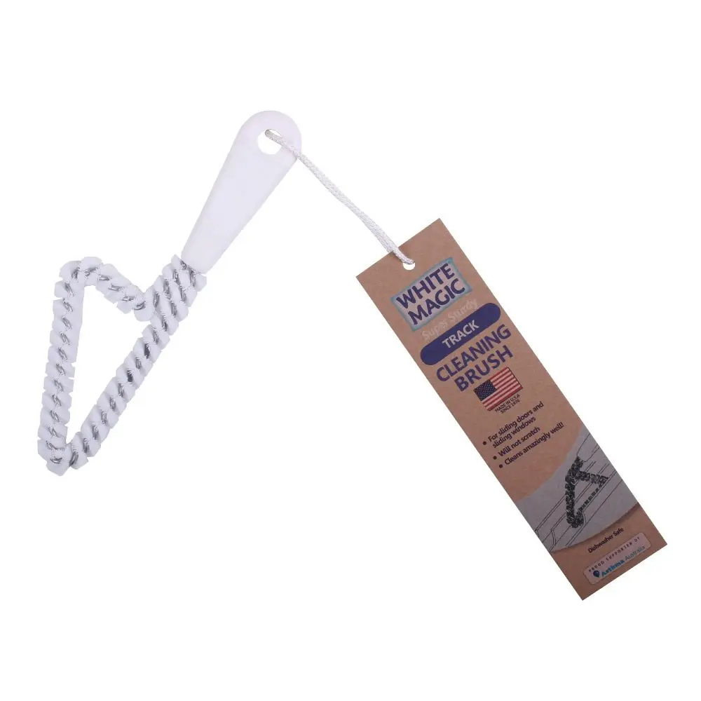 White Magic 20cm Cleaning Brush Super Sturdy Sliding Door/Track Windows Cleaner - Home & Garden