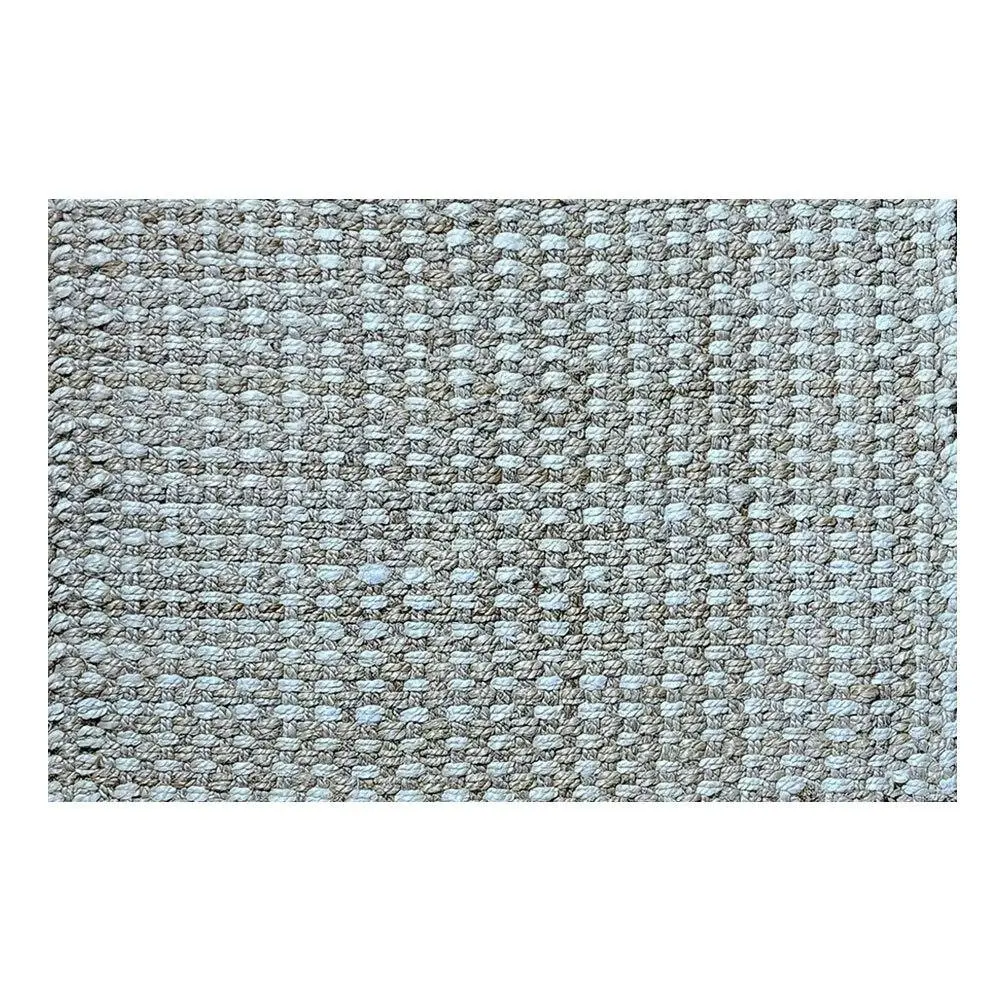 Solemate Jute 2 Tone Large Bubble 60x90cm Stylish Outdoor Entrance Doormat - Home & Garden