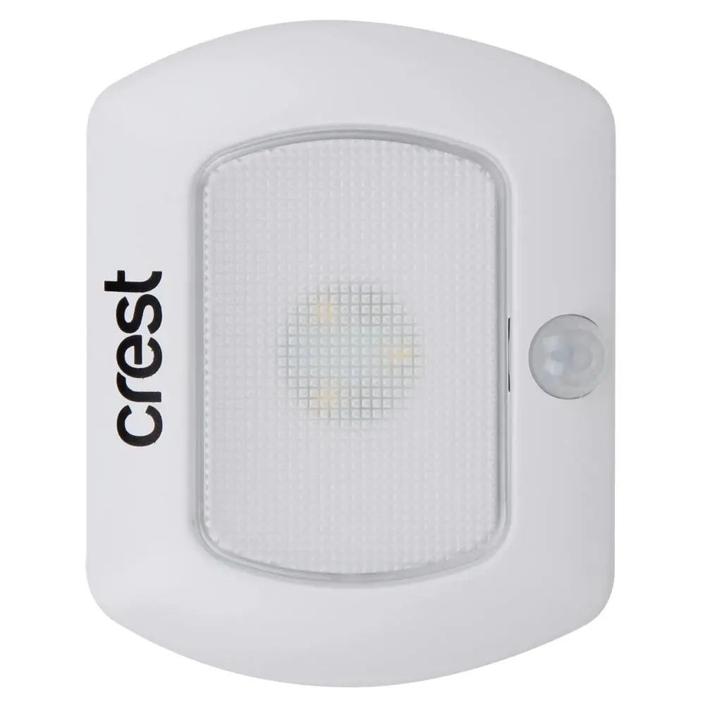 Crest Rechargeable 50 Lumens LED Light Compact w/ Motion Sensor Night Lamp White - Home & Garden