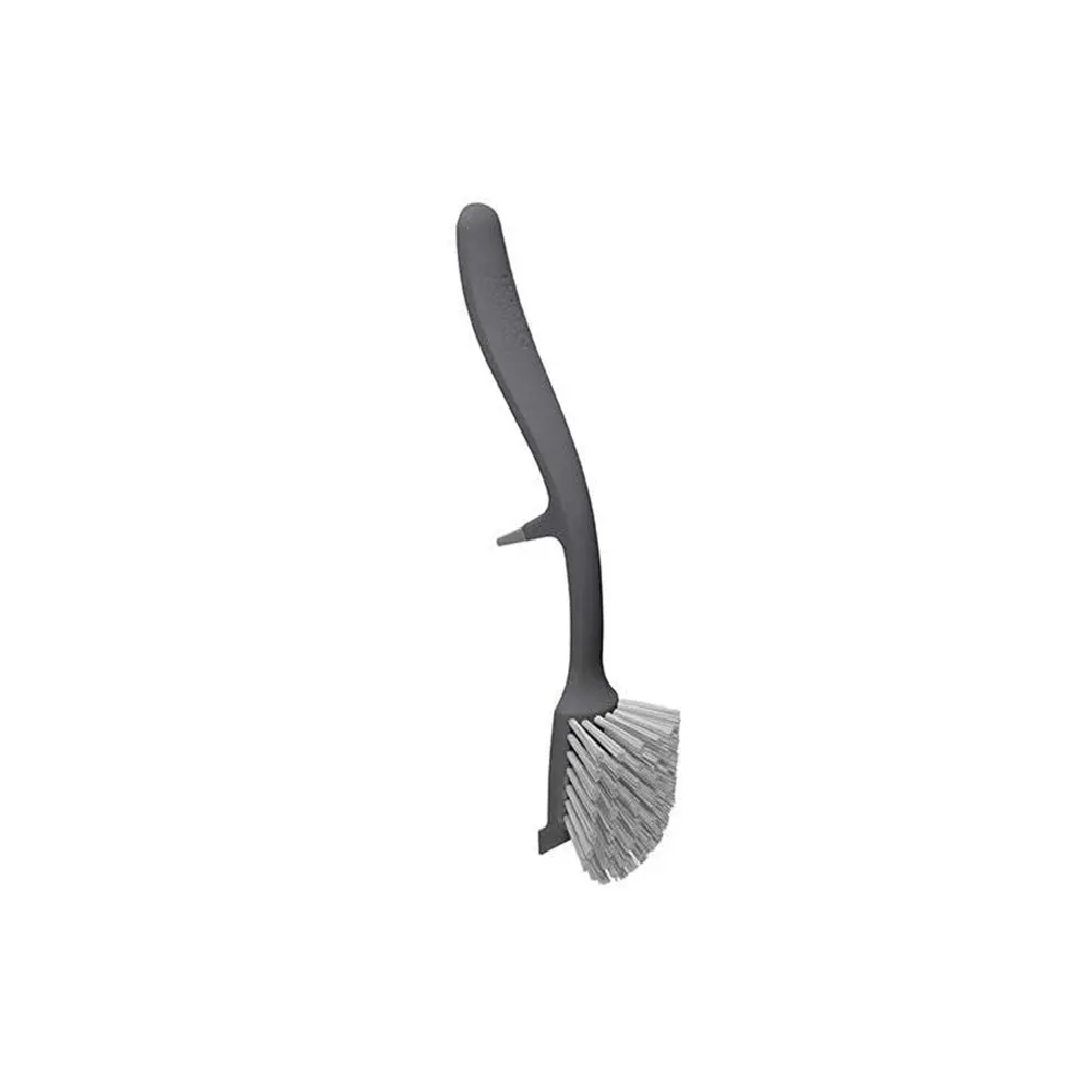 Joseph & Joseph Edge 29cm Curved Dish Brush Cleaner w/Sink Rest/Pan Scraper Grey - Home & Garden