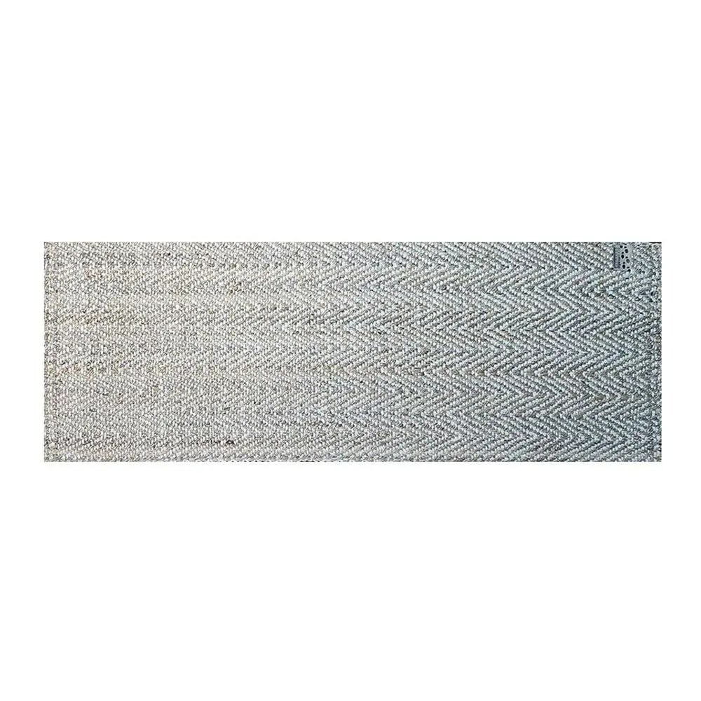 Solemate Jute 2 Tone Zig Zag 80x220cm Stylish Outdoor Entrance Doormat - Home & Garden