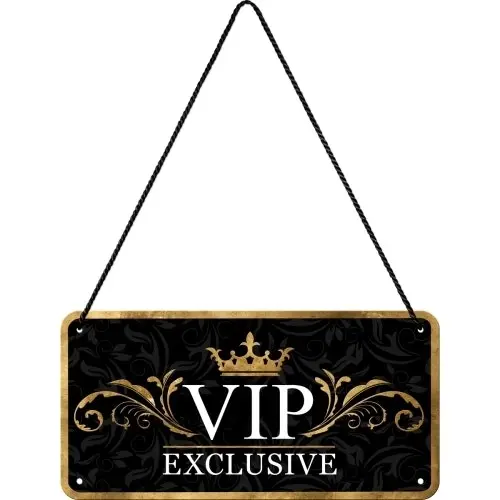Nostalgic Art Metal 10x20cm Wall Hanging Sign VIP Exclusive Home/Office Decor - Home & Garden