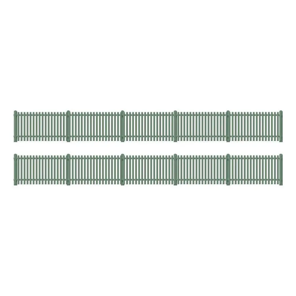 OO Ratio Picket Fencing Green Straight Only - Hobbies
