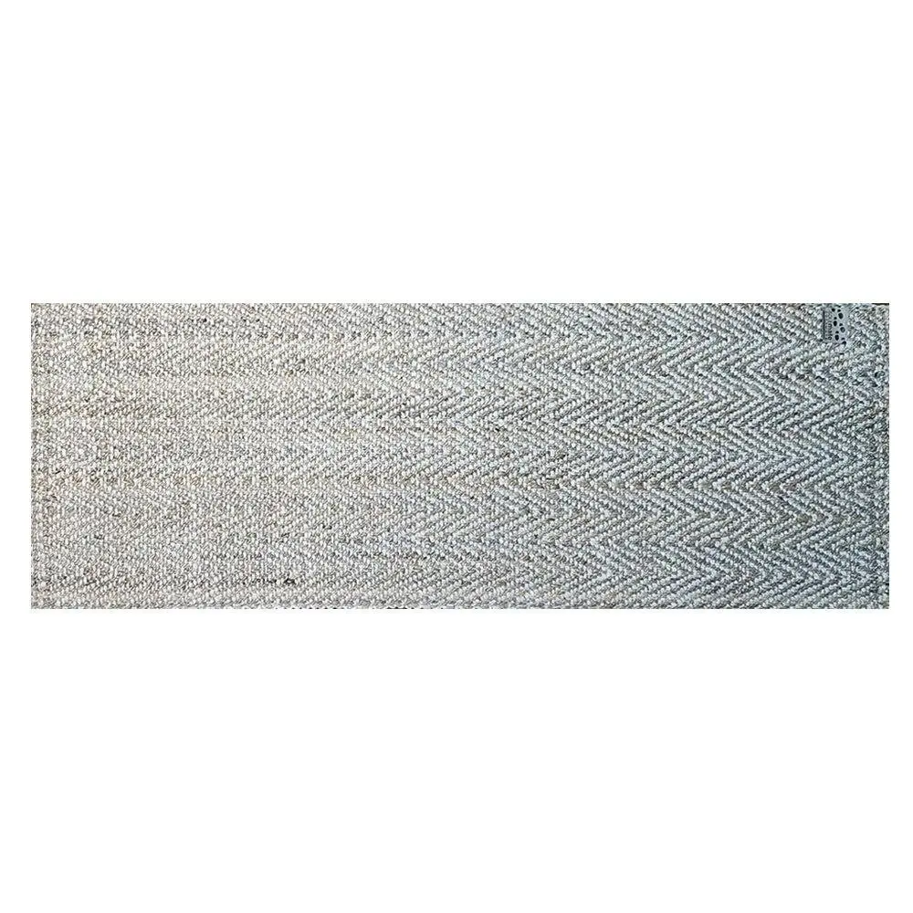 Solemate Jute 2 Tone Zig Zag 80x300cm Stylish Outdoor Entrance Doormat - Home & Garden