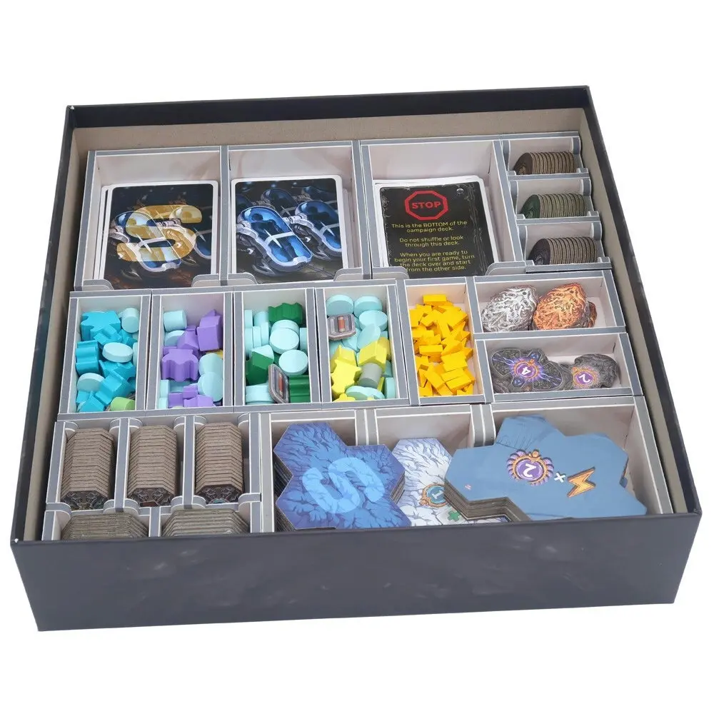 Folded Space Game Inserts Divider Tray Boardgame Organiser Box For Revive - Toys & Games