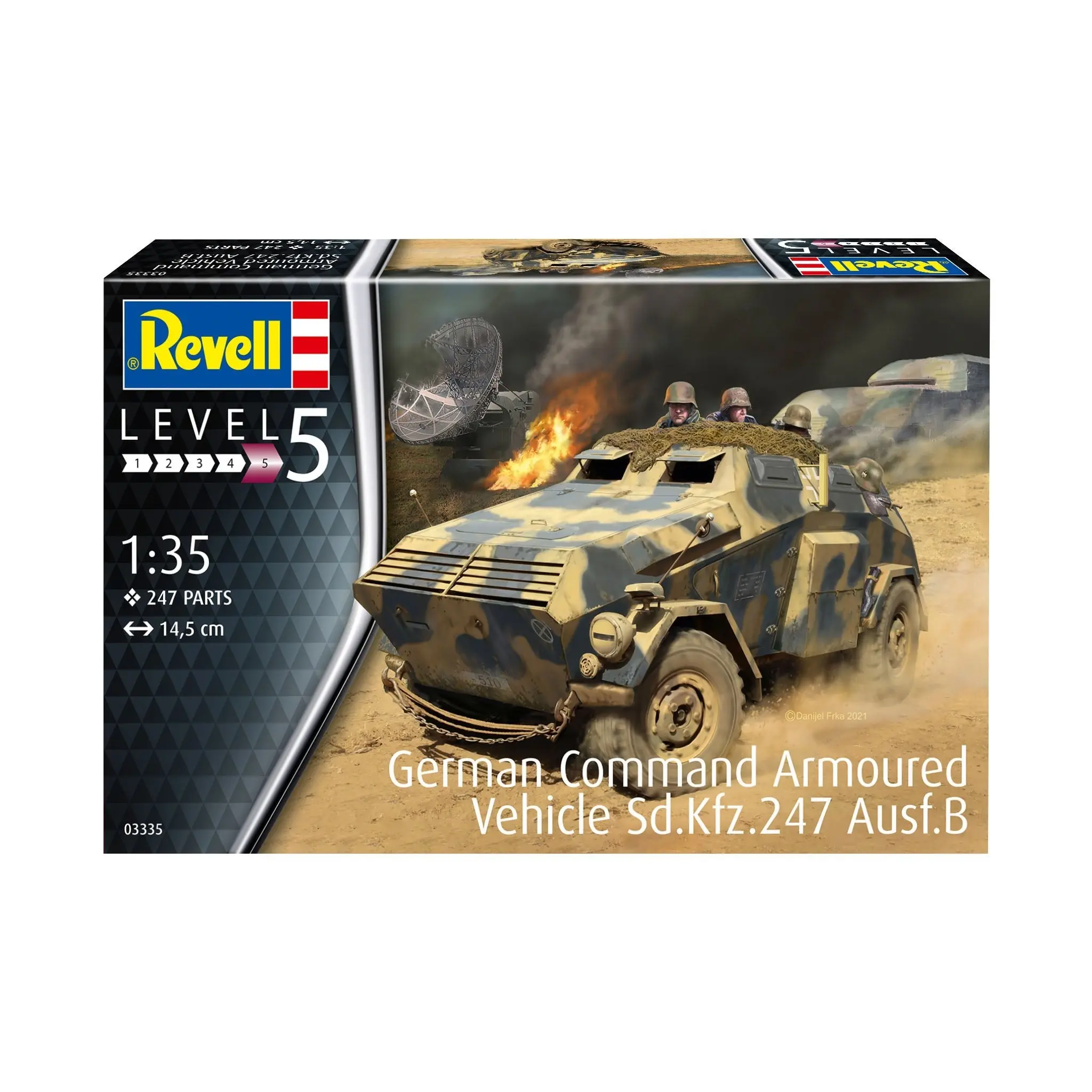 1/35 German Command Armoured Vehicle Sd.Kfz.247 Ausf.B - Hobbies