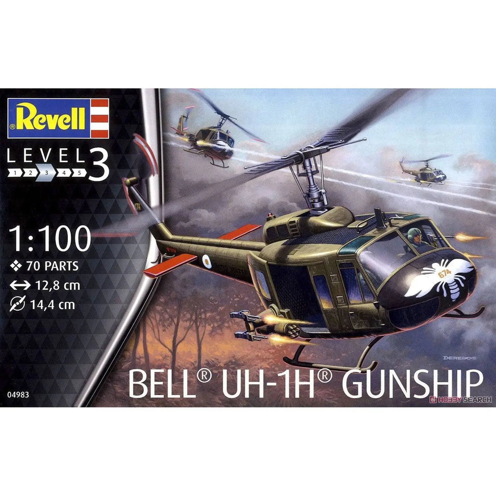 1/100 Bell UH1H Gunship - Hobbies