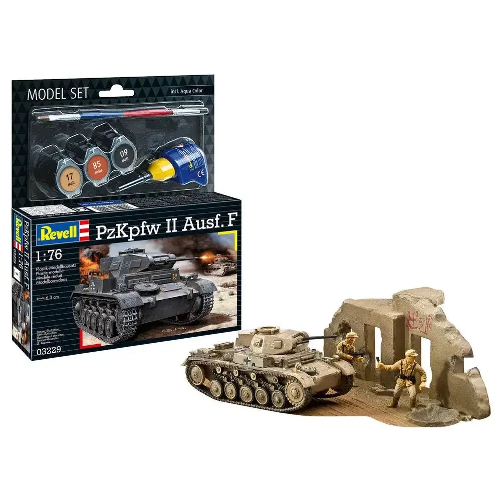 1/76 PzKpfw II Ausf. F Model Set - Hobbies