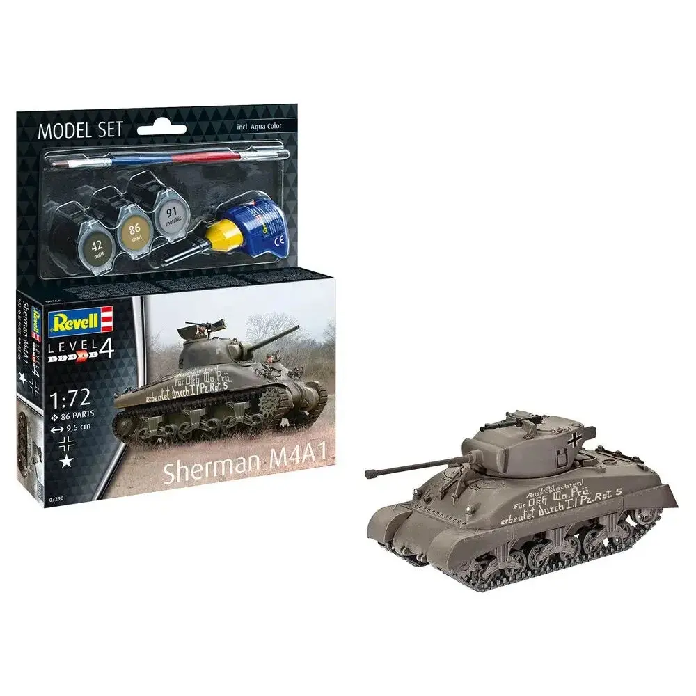1/72 Sherman M4A1 Model Set - Hobbies
